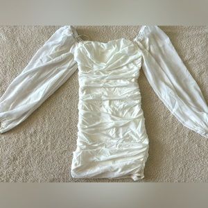 White Graduation Dress
